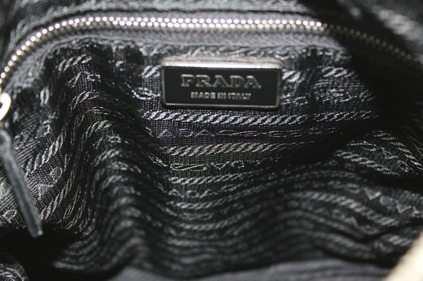 Prada - Black Nylon Leather Shoulder Bag