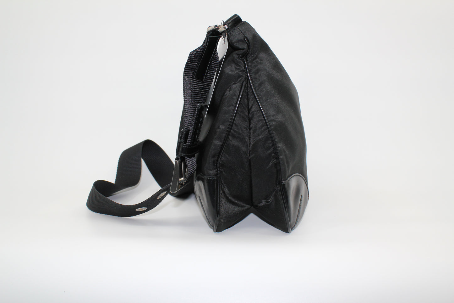 Prada - Black Nylon Leather Shoulder Bag