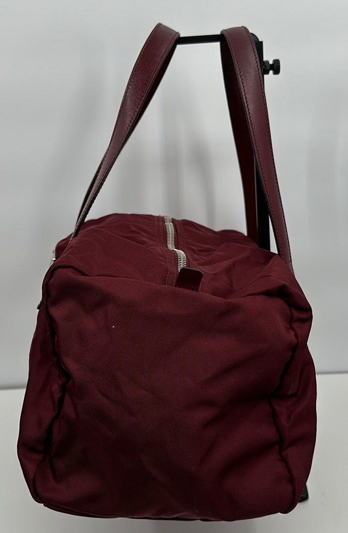 Prada Red Nylon Shoulder Bag