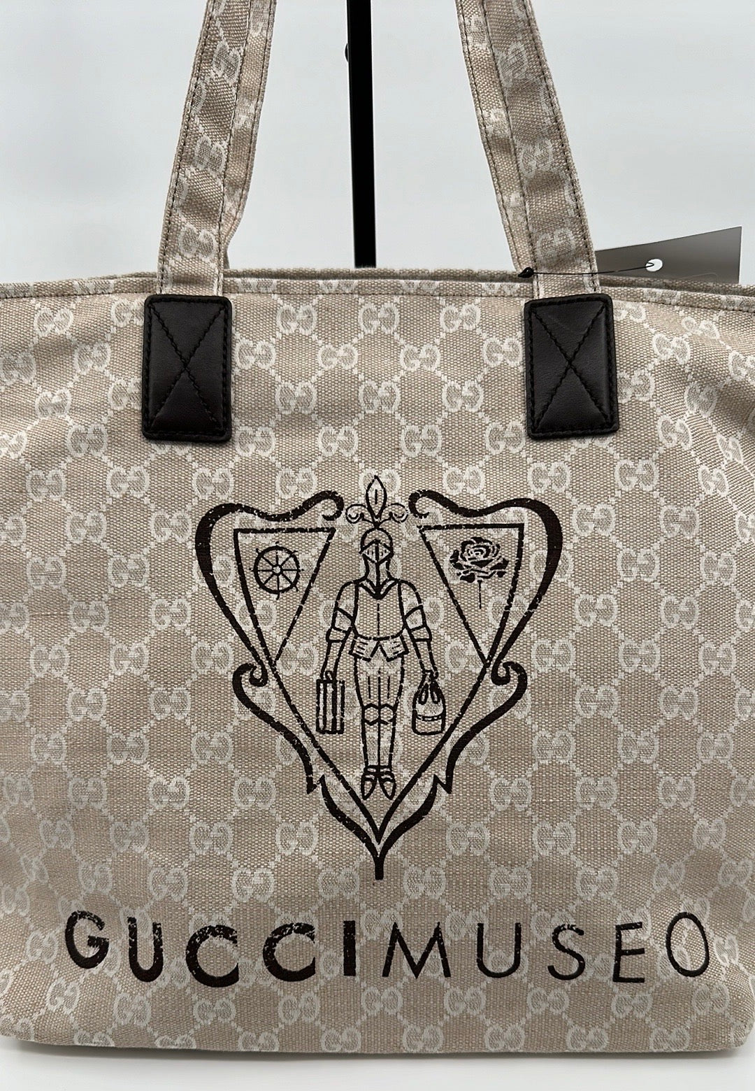 Gucci MUESEO GG Canvas Beige Tote Bag