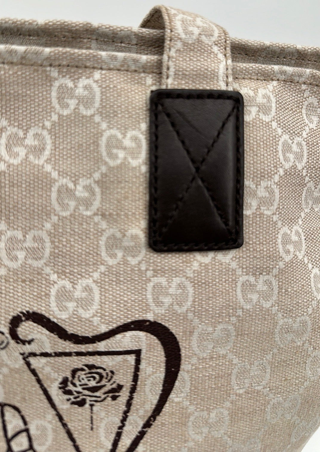 Gucci MUESEO GG Canvas Beige Tote Bag