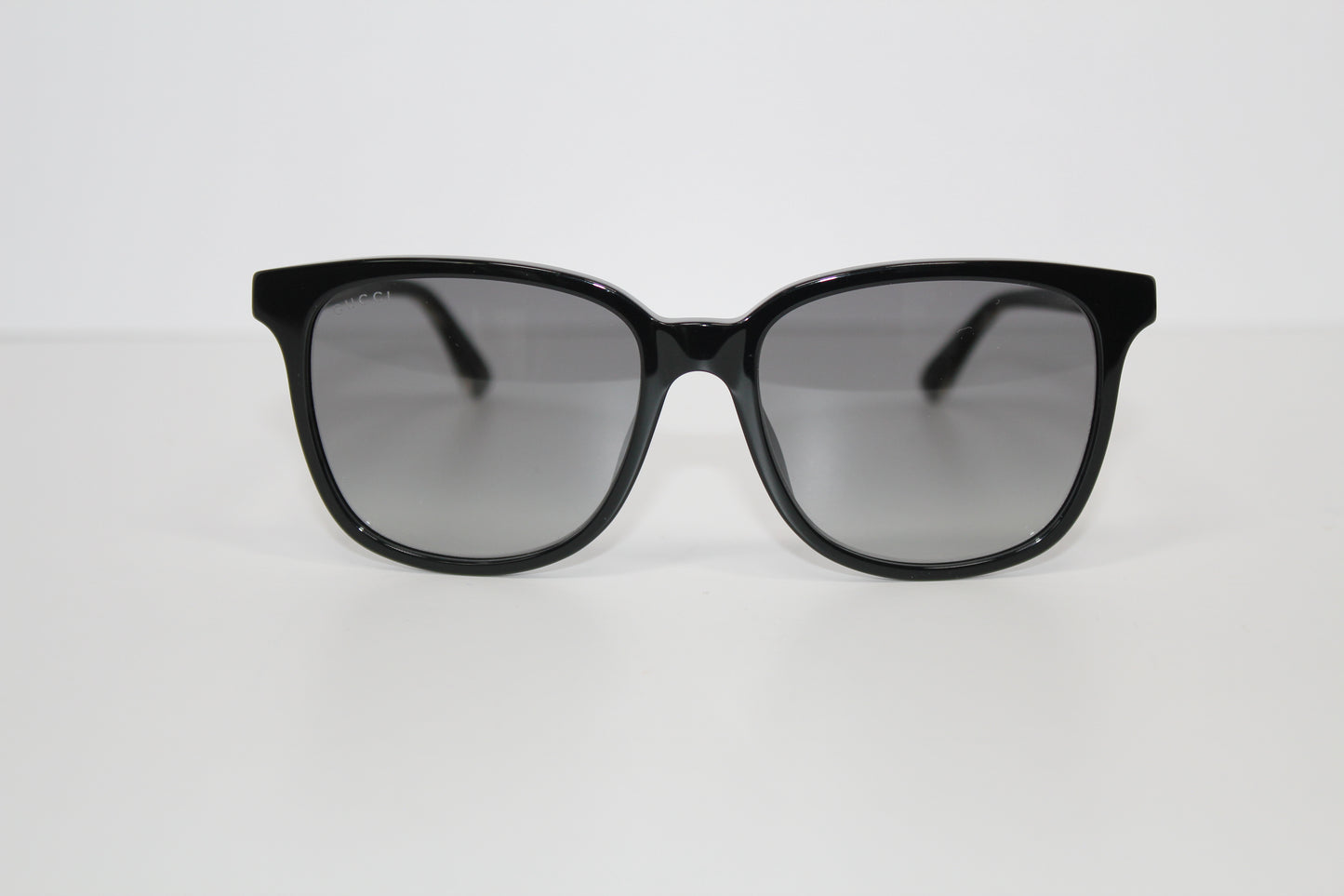 Gucci Square Full Rim Sunglasses- Black