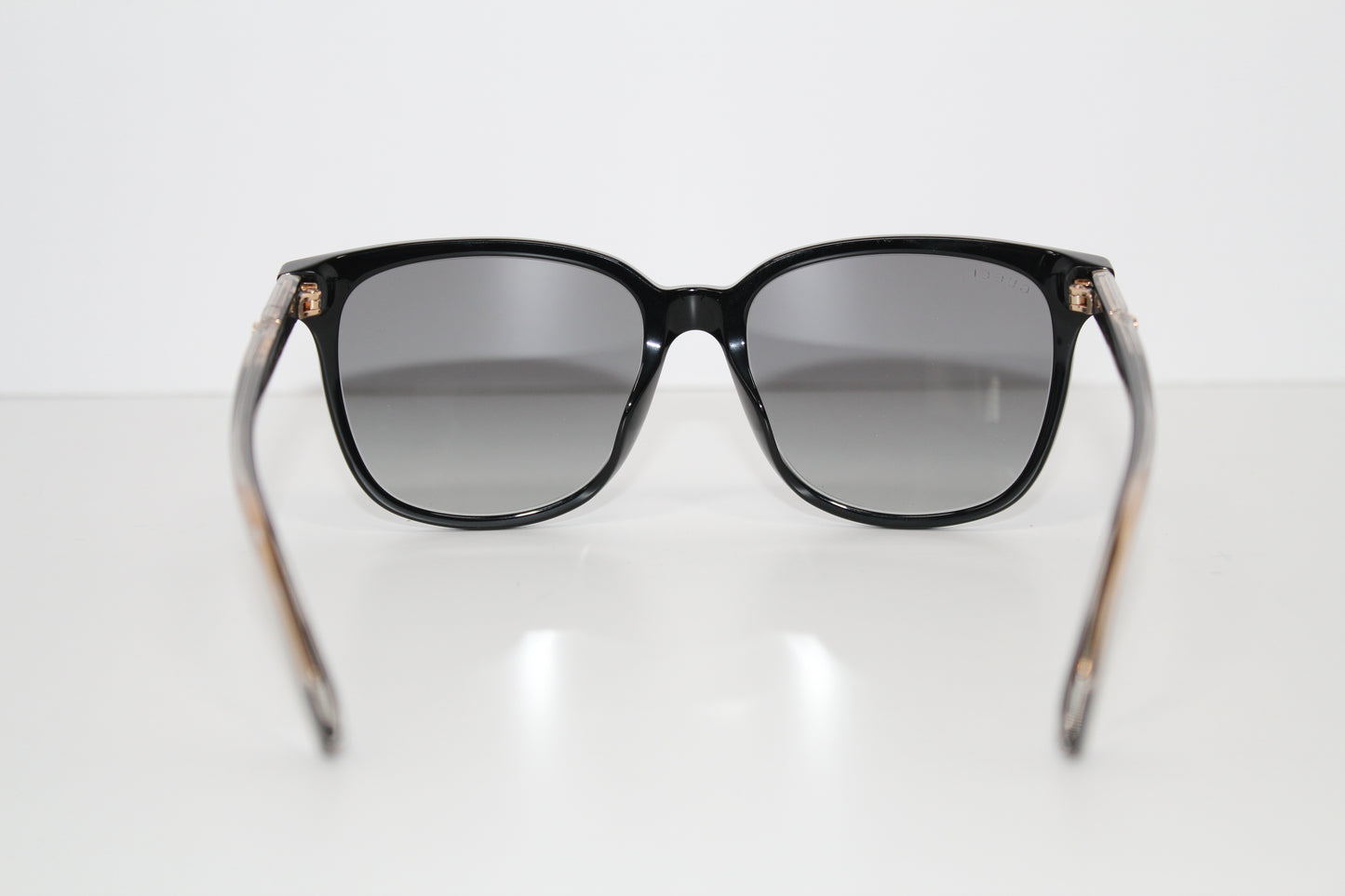 Gucci Square Full Rim Sunglasses- Black