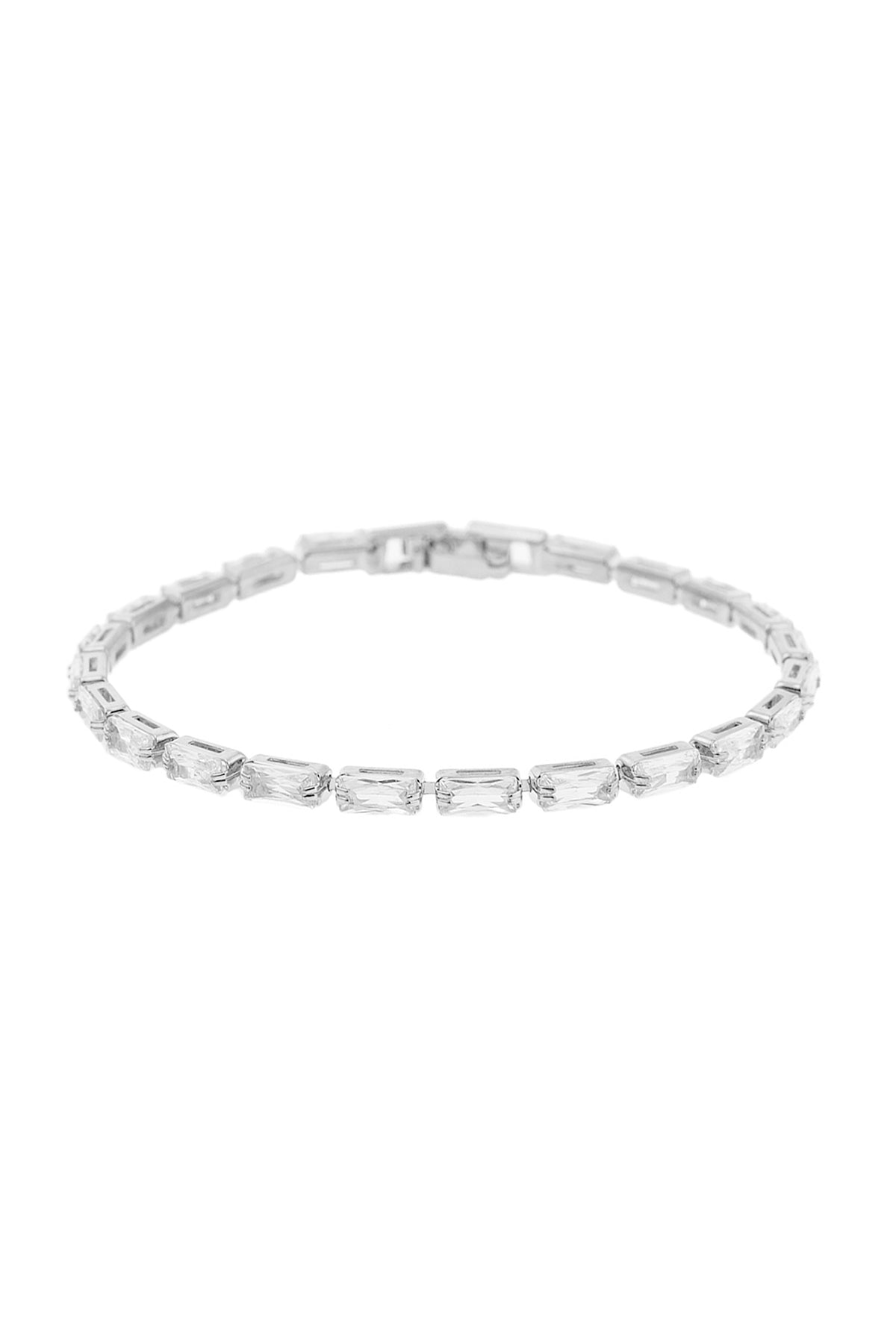 Crystal 3x6mm Baguette Bracelet